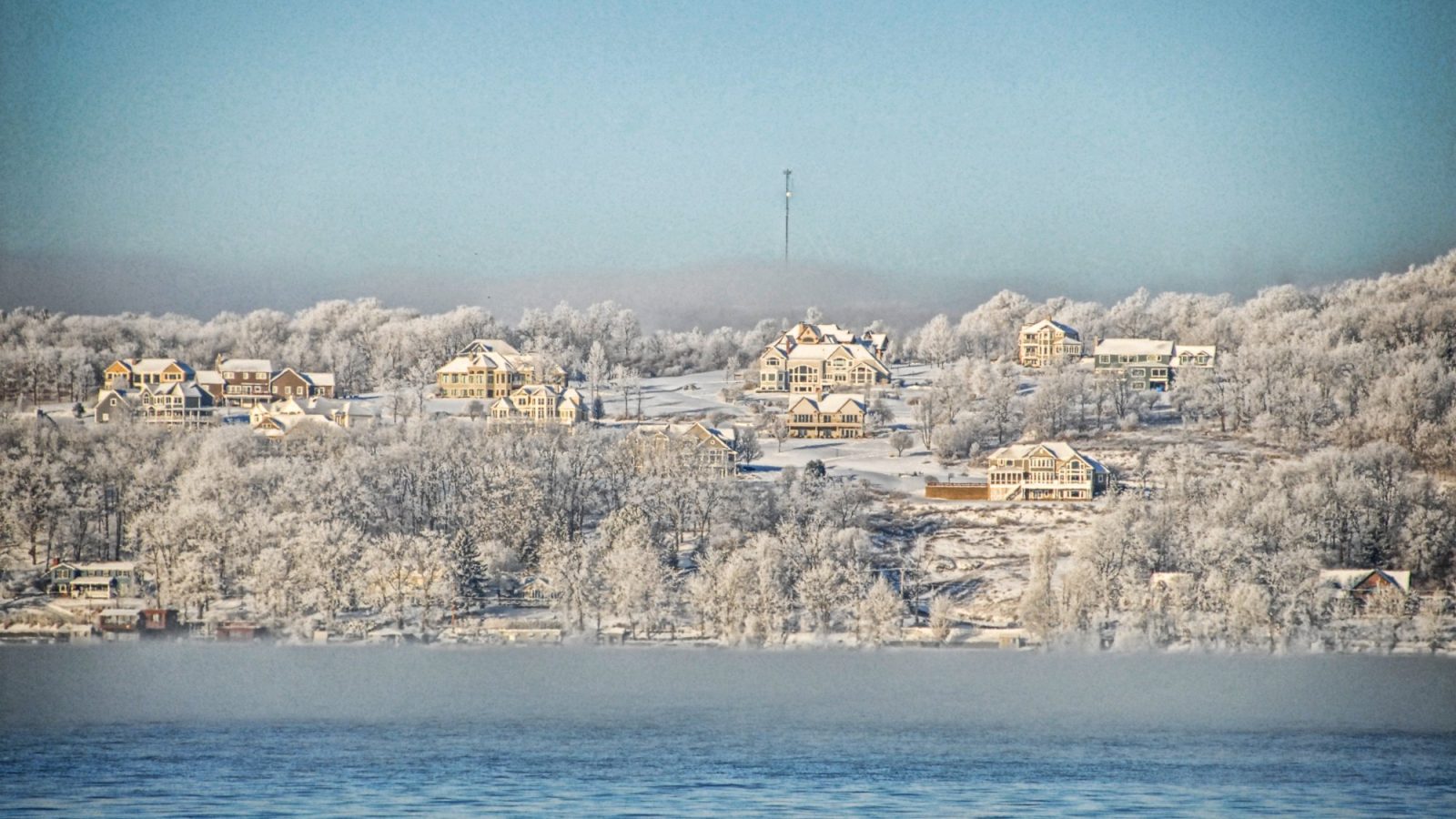 Canandaigua Lake in winter