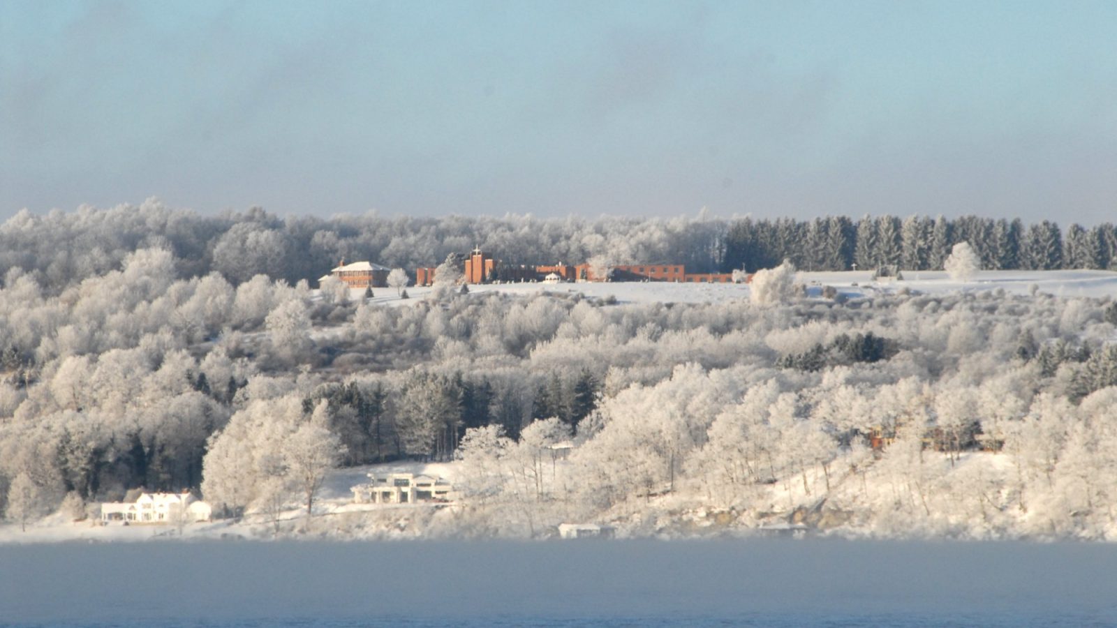 Canandaigua Lake in winter