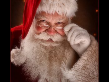 Santa Christmas Portrait by Chesler Photography