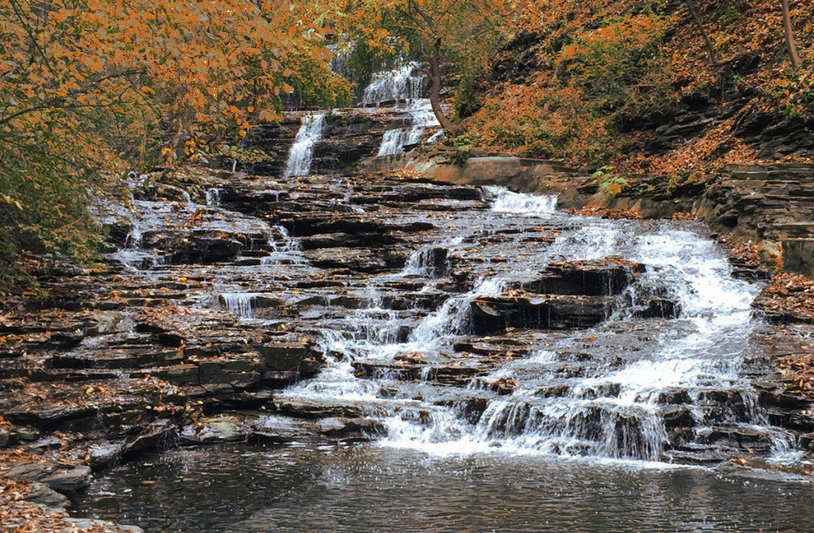 cascadilla falls, Ithaca NY